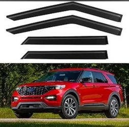 New In-Channel Window Rain Guards For Ford Explorer 2020-2026
