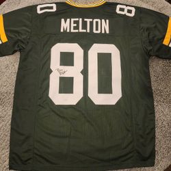 Bo Melton Signed Jersey (OKAUTHENTICS) 