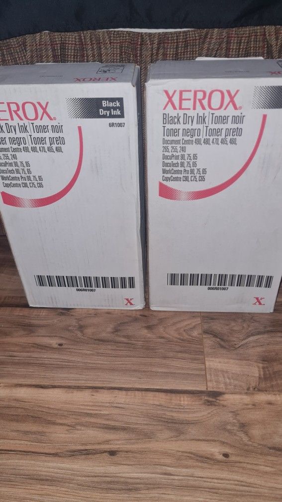 Xerox dry ink black 2 boxes sealed 6R1007