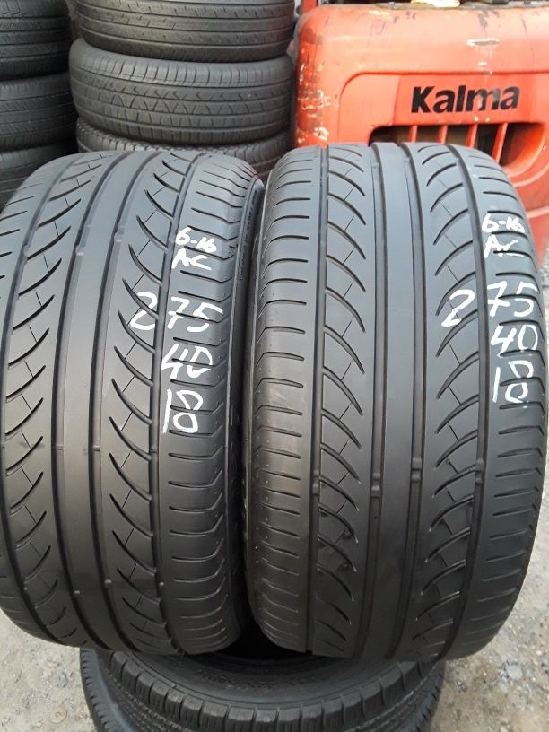 275/40-18 #2 tires