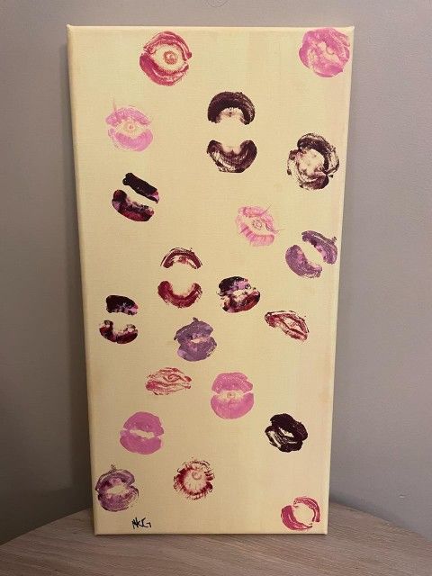 Untitled 10"x20" Canvas Painting