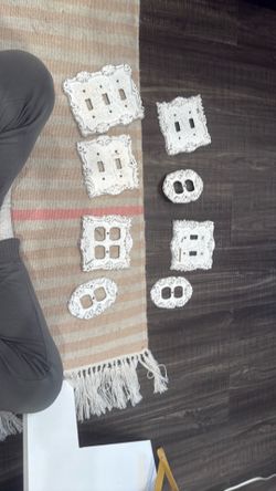Shabby chic vintage switch and outlet covers