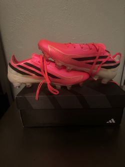 Adidas Soccer Cleats Pink and Black