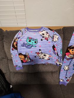 Gabby's Dollhouse Pajamas Size 8