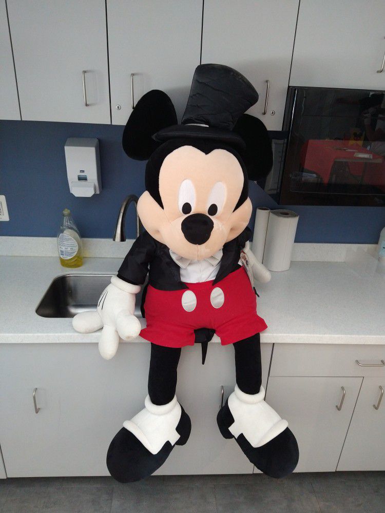 Disney Giant Mickey Mouse Tuxedo limited edition 2004 Milestone Plush