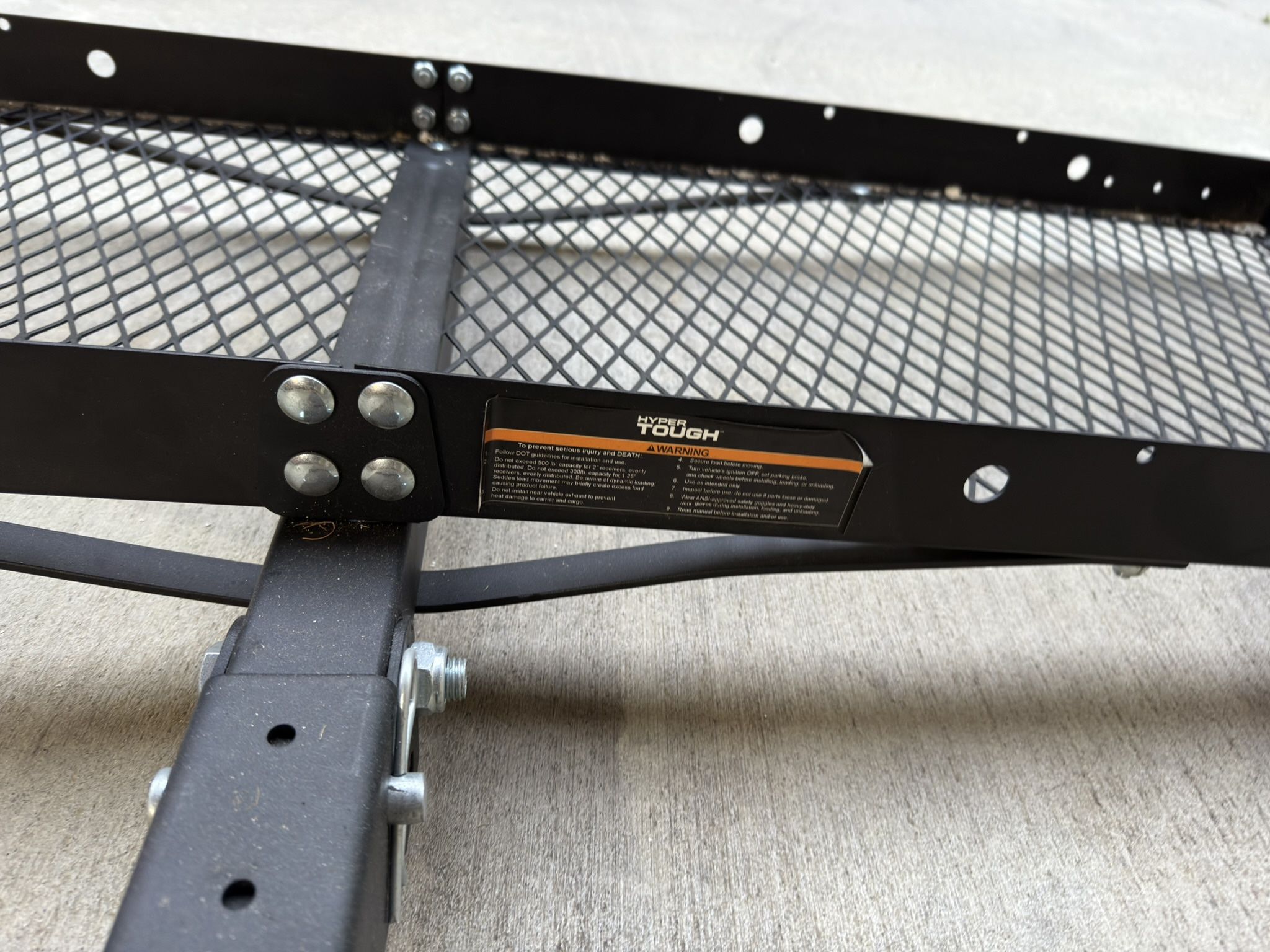 Hyper Tough Trailer Hitch Luggage Cargo Carrier