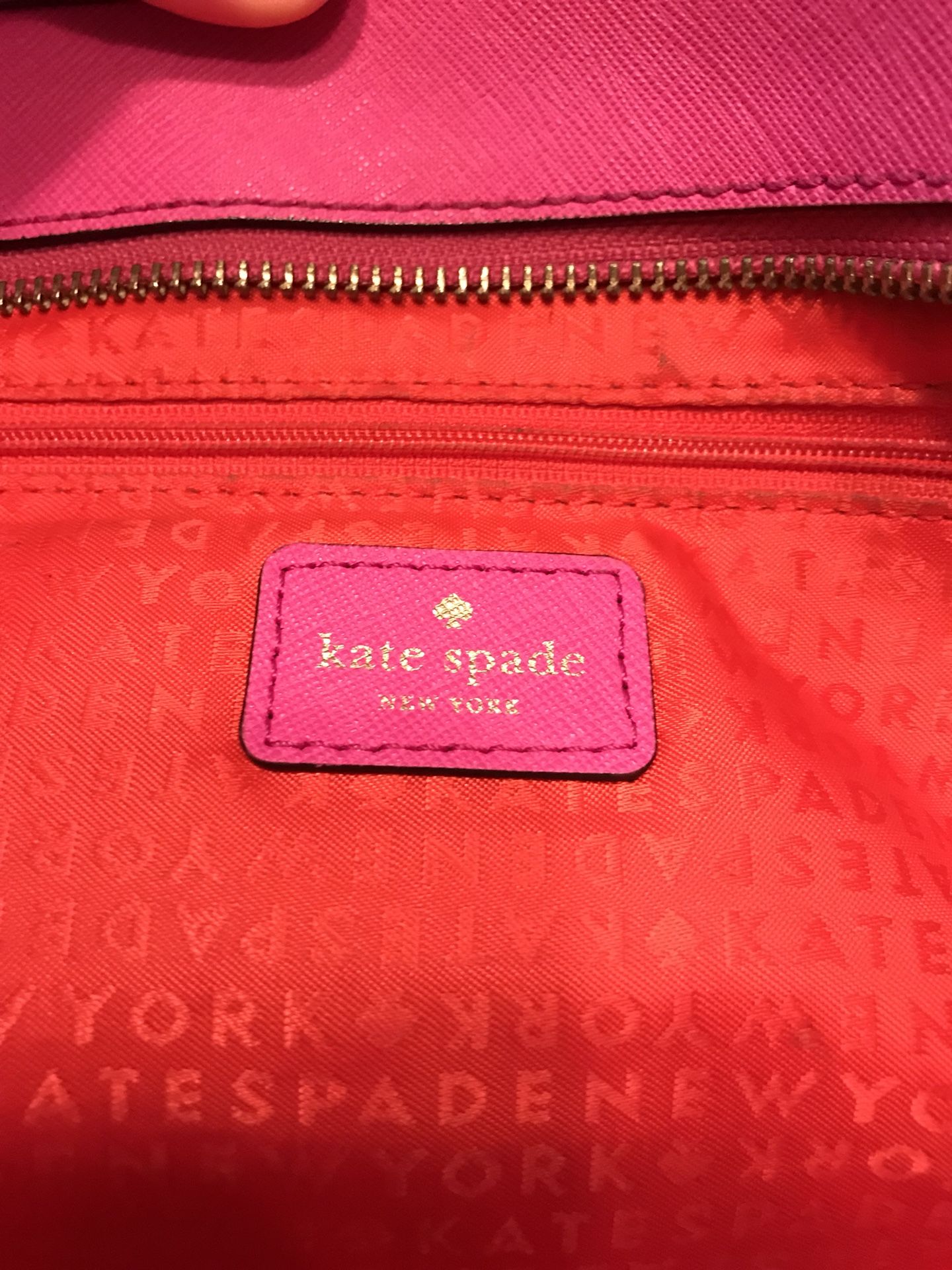 Kate Spade Handbag/ Purse - Authentic in Hot Pink for Sale in Allen, TX -  OfferUp