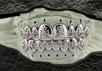 Personalized Chrome Heart Grillz