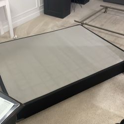 Free queen bed frame and box spring