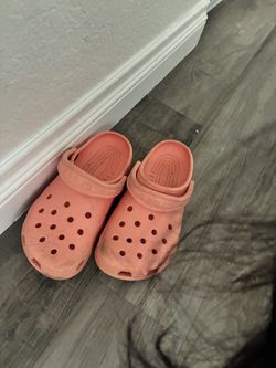 Orange Crocs. Used But Good Condition