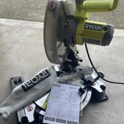 Miter Saw With LED Cut line