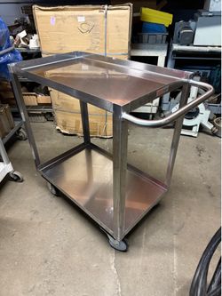 ULINE STAINLESS STEEL CART