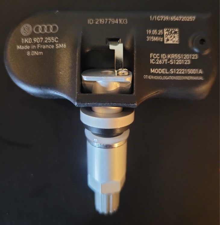 Audi/Volkswagon Genuine Oem Tpms Tire Pressure Monitoring Sensor