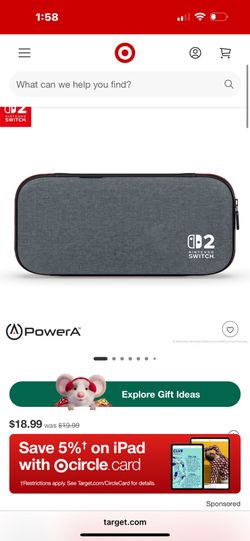 Nintendo switch carrying case + game holder