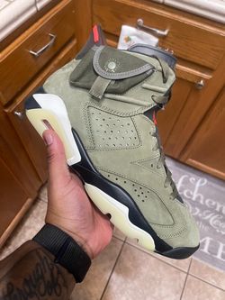 Air Jordan 6 Travis Scott olive