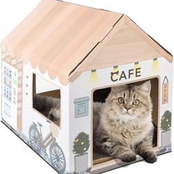 Cardboard Cat House 