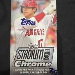 2022 TOPPS Stadium Club Chrome Baseball factory sealed brand new