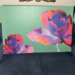 IKEA PJÄTTERYD “Neon Flower” by Malcolm Sanders