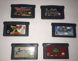 Nintendo gameboy advance games