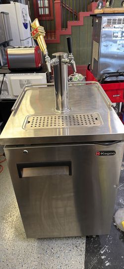 Kegco commercial kegerator dual tap