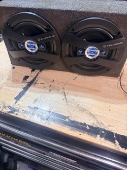 New Scosche 6.5” 4 way speakers. Brand new. $25 per pair or $40 with box