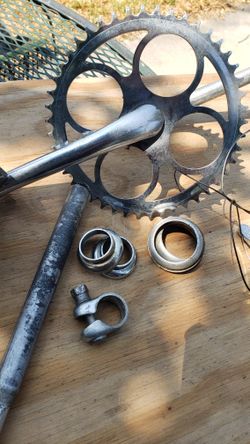 SCHWINN VINTAGE PARTS CAME OFF A 1980 CRUISER Bᴀʀs,ɴᴇᴄᴋ Sᴏʟᴅ Already