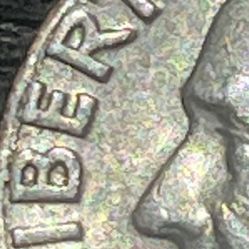1979 D Dime With Liberty On Rim