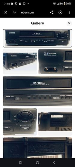 New never left the box Emerson video cassette recorder