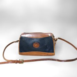 Vintage 80’s Dooley And Bourke Over The Shoulder Leather Handbag 