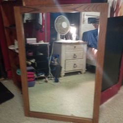 Handmade Hardwood Mirror