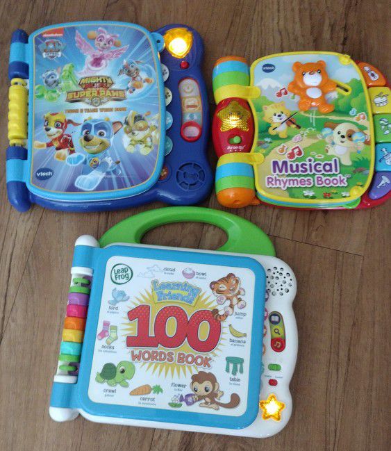 Learning Sounds Paw Patrol Mighty Pops Book Words Book Musical Rhymes Books All For $28 Cash 