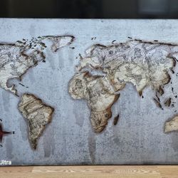 MCM Metal World LARGE 3D Wall Art Check My Other Offers 