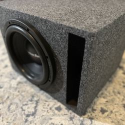 10 Inch American Bass Subwoofer And Box