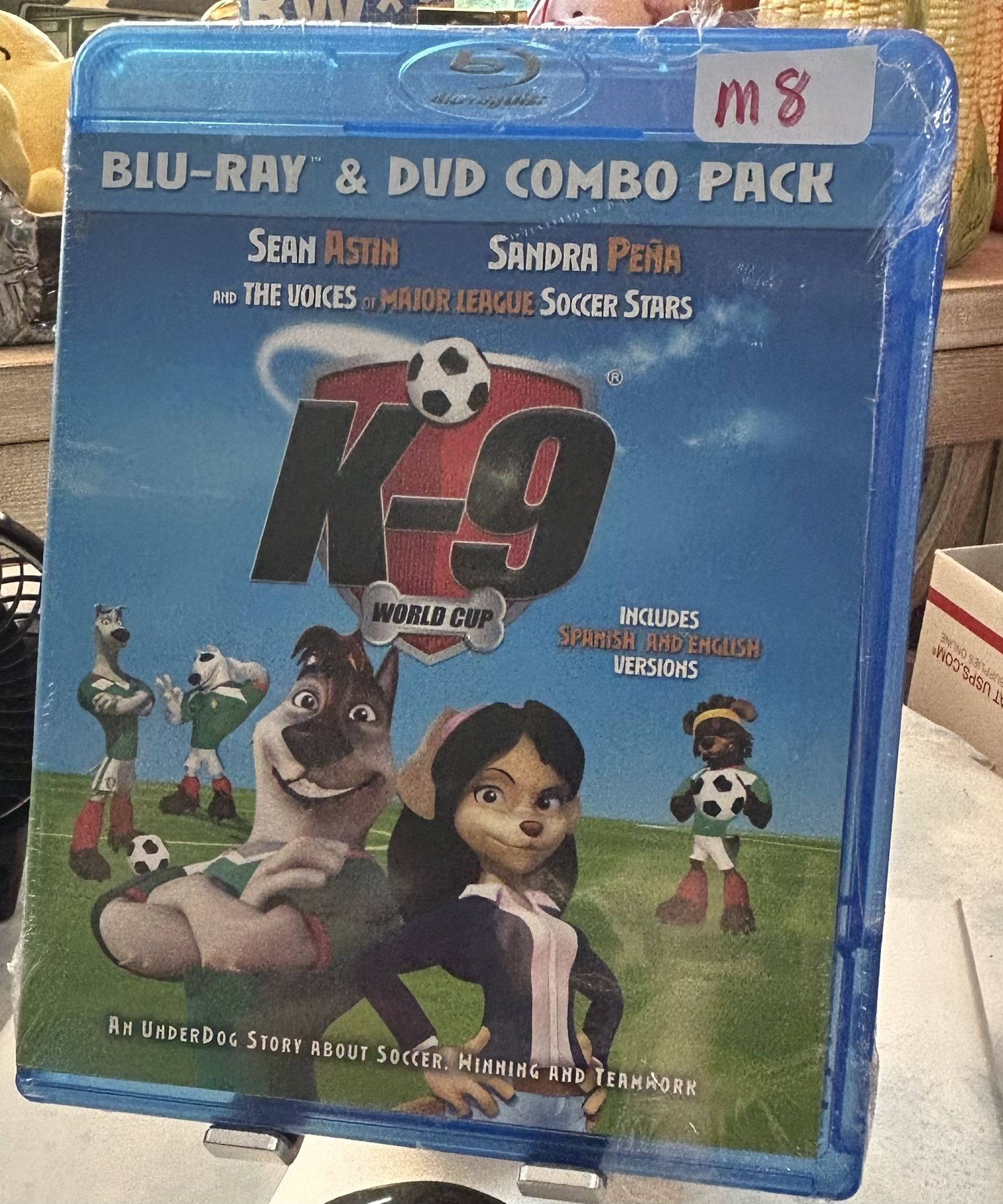 K-9 World Cup ~ Includes Spanish and English Version Blu-ray + DVD Combo Pack NIP