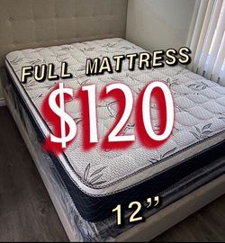 Full size pillow top mattress