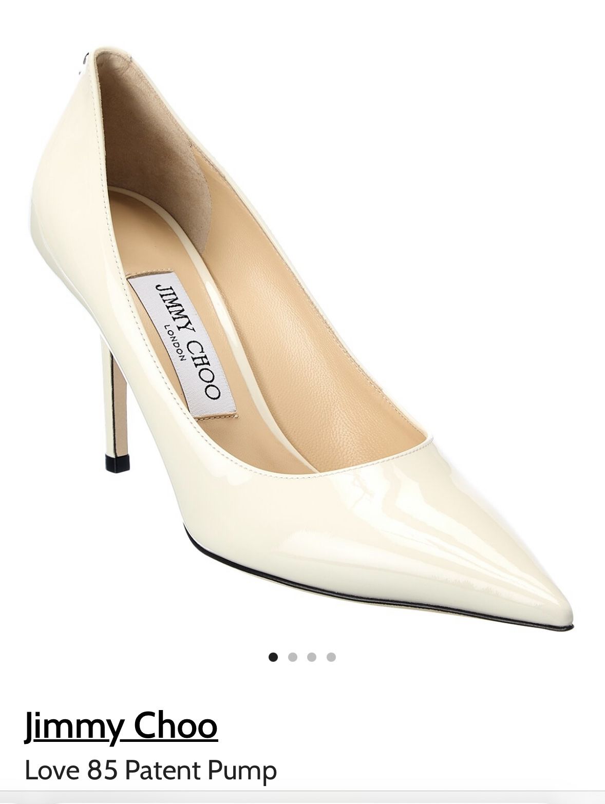 Jimmy Choo Love 85 Patent Pumps Size 37