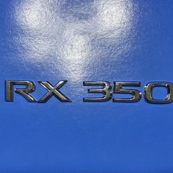 Lexus RX 350 Lift Gate Letters
