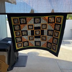 Brazilian Handmade Teddy Bear Bee Patchwork Blanket