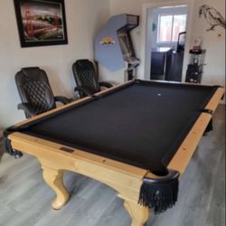 Pool Table  Golden West 8 Ft Billiard Tables 