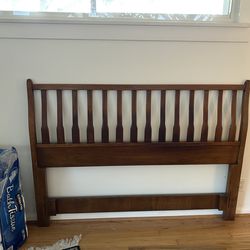 Mid Century Teak Queen Headboard
