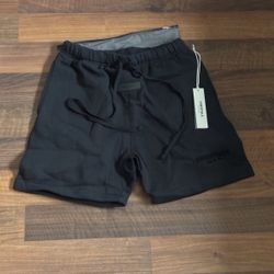 Fear of God Essentials Black Shorts (Size M) – Brand New w/ Tags