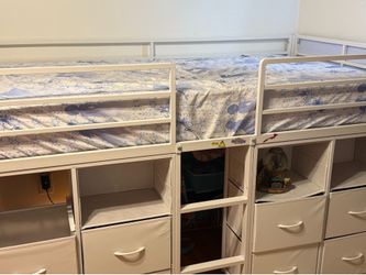 Kids Loft Bed - White