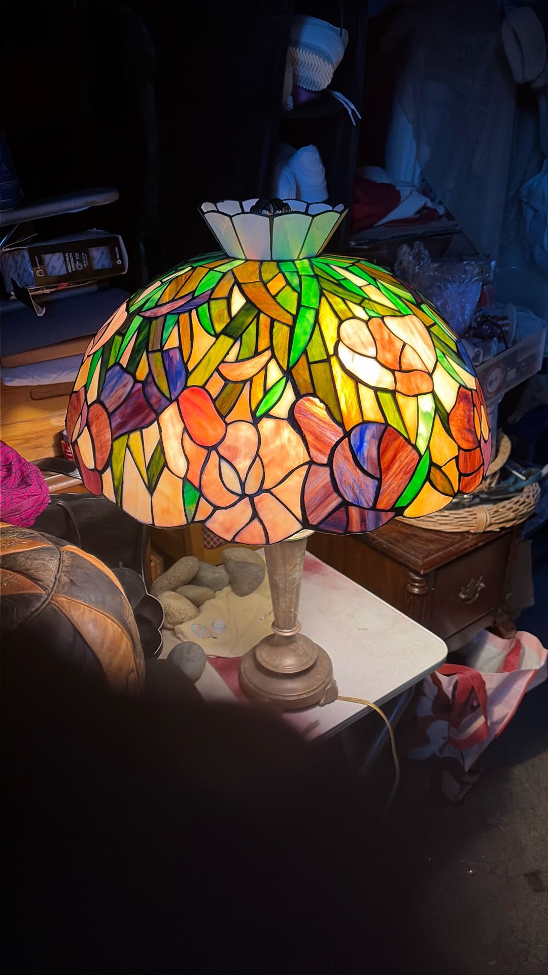 Beautiful Vintage Lamp Really Pretty 70S Late 70S