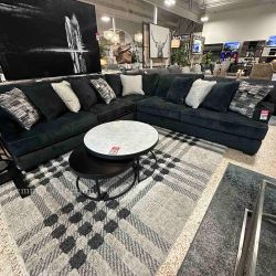 Extra Large L Shape Sectional, Charcoal Color, SKU#1059603-3PCS