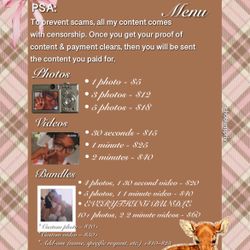 content menu