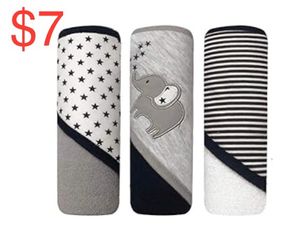 Baby Hooded Towels 3 pack $7