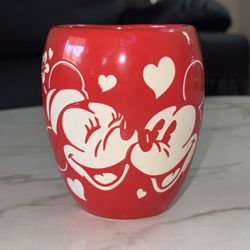 Disney Mickey Mouse & Minnie Love Valentines Mug Cup