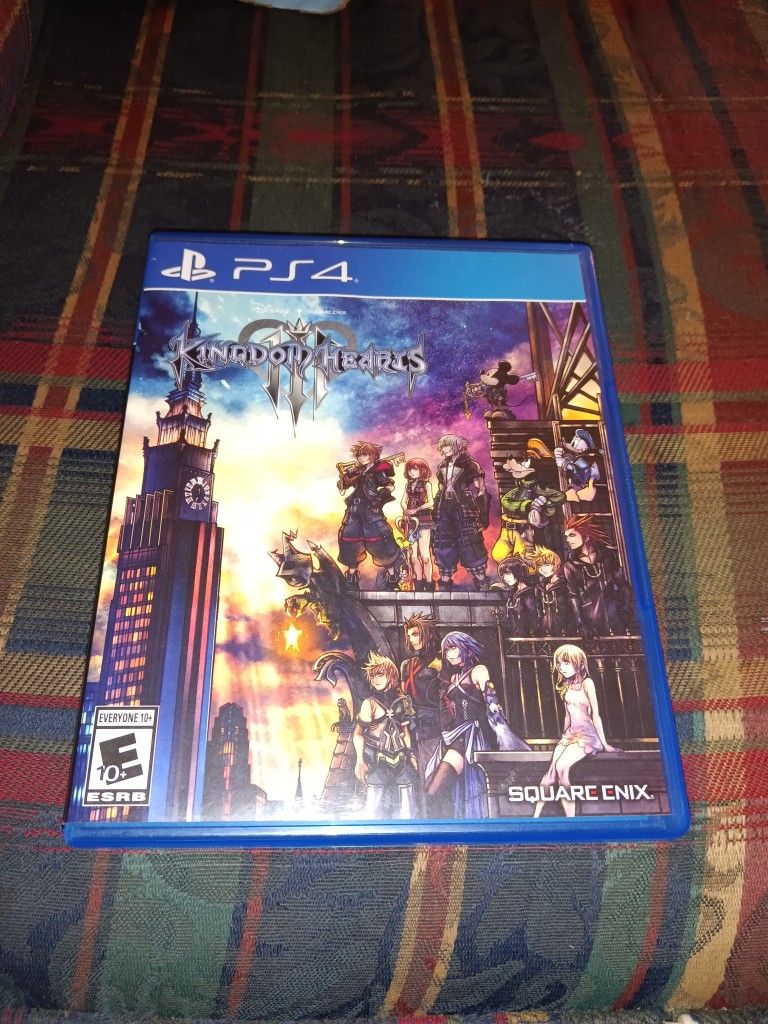 Kingdom Hearts III For PlayStation 4 PS4 PS5 RPG Video Game 