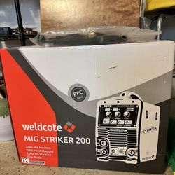 Weldcote MIG Striker 200 - Multiprocess welder w/ TIG torch