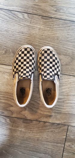 Boys checkered vans 2.5